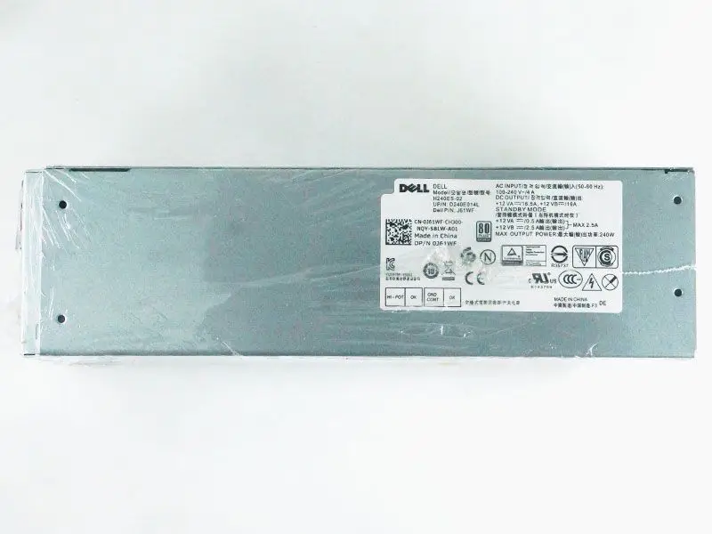 Napájecí zdroj J61WF H240ES-02 240W SMPS 6PIN 4PIN Pro Optiplex 3050MT/5050MT/7050MT V3668 V3669 MT