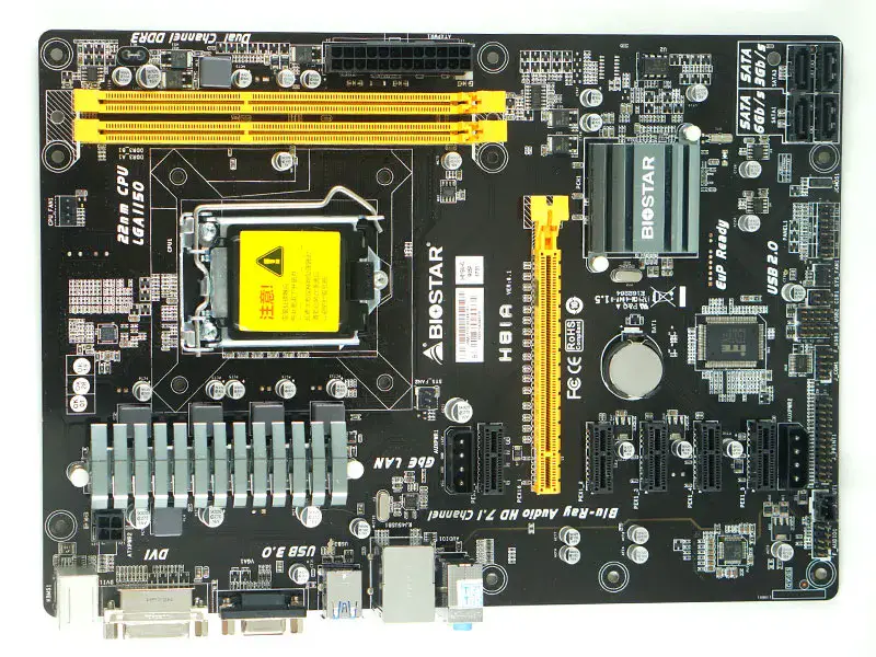 Základní deska BIOSTAR H81A DDR3 LGA 1150 6 PCI