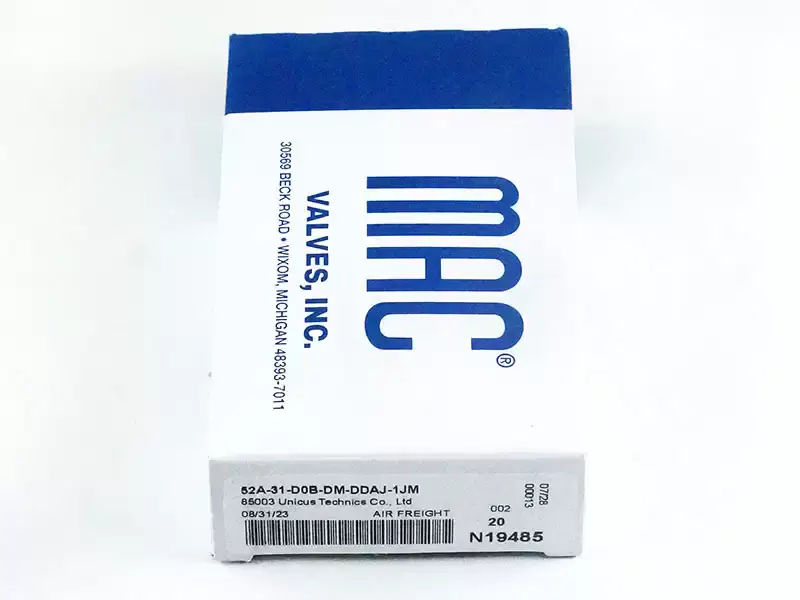 MAC Elektromagnetický ventil 52A-31-D0B-DM-DDAJ-1JM