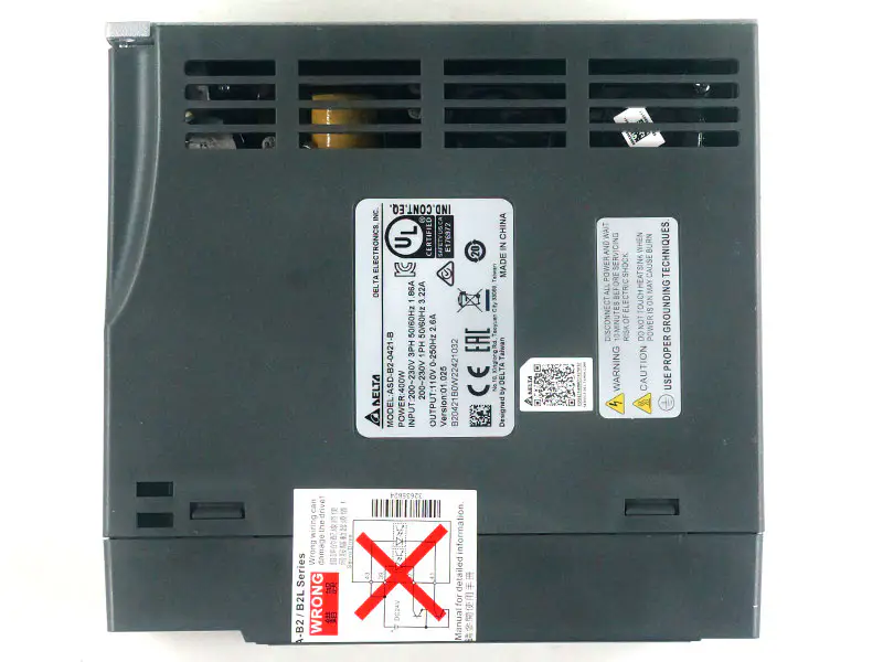 400W servomotor Delta ASD-B2-0421-B