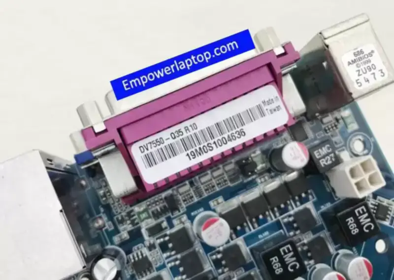 DV7550-Q35 R10 základní deska pro průmyslová zařízení Duální síťový port 5*PCI