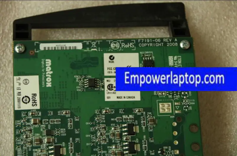 Řadič Matrox PPX-INDVI4 DW-PPX-INDVI4-0F F7191-06 REV. A