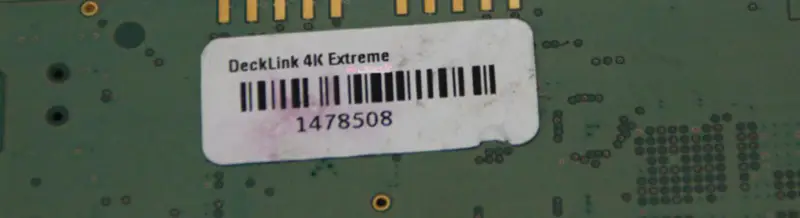 Zachytávací karta Blackmagic Design DeckLink 4K Extreme