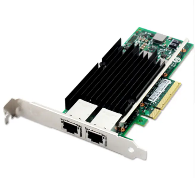 Originální síťová karta Intel X520-T2 X540-T2 10Gps RJ45 PCI-E E10G42BT Ethernet Converged Network Adapter Card