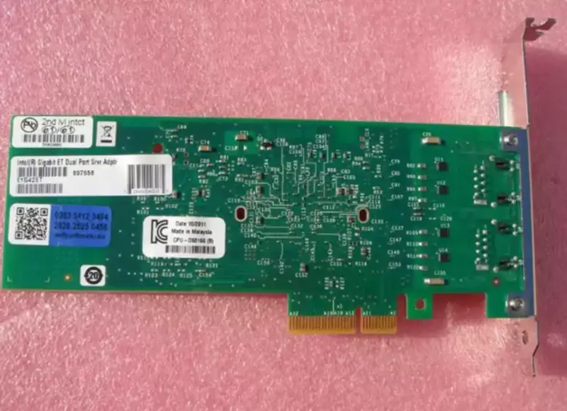 Síťová karta Intel E1G42ET E1G42ETG1P20 Dual Port 82576 PCI-e Gigabit Ethernet