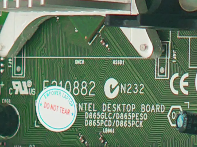 Základní deska Intel E210882 D865GLC/D865PESO/D865PCD/D865PCK