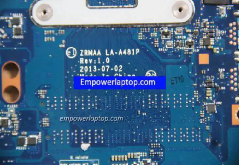 Toshiba E55 ZRMAA LA-A481P K000151460 Základní deska