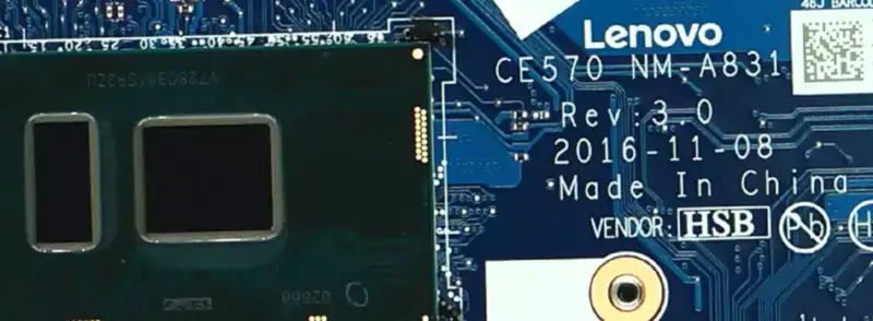 Základní deska Lenovo Thinkpad E570 CE570 NM-A831 SR2ZU I5-7200U 01EP391