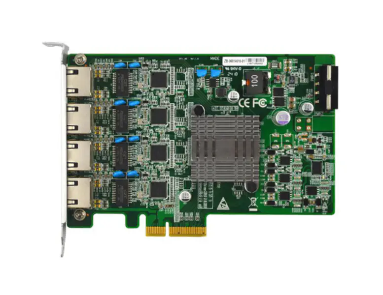 EFT-140 Vysoce výkonná gigabitová průmyslová síťová karta PCIE X4 POE s podporou současného 4kanálového výstupu PSE