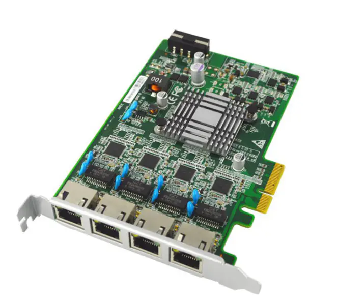 EFT-140 Vysoce výkonná gigabitová průmyslová síťová karta PCIE X4 POE s podporou současného 4kanálového výstupu PSE