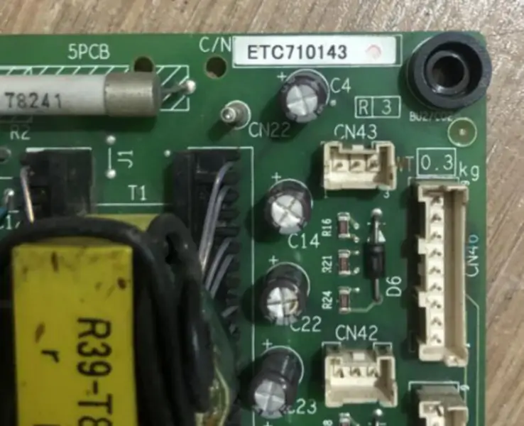 Yaskawa ETC710143 A1000 deska ovladače 75KW ETC710143/142 CIMR-AB4A0165AAA/ABC