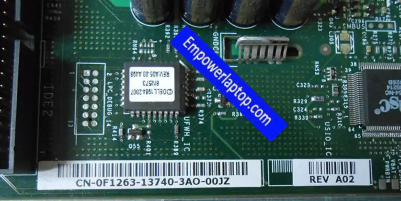 Dell 9N167 F1263 motherboard