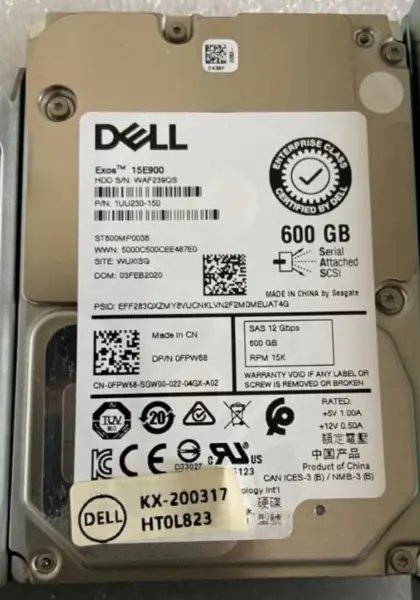 Dell 0FPW68 ST600MP0036 600GB 15K 12GB 2.5'' HDD