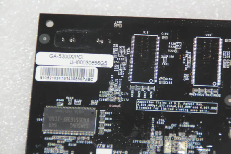 Grafická karta GeForce Original GA-5200X/PCI 128M DVI VGA Grafická karta