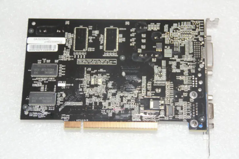 Grafická karta GeForce Original GA-5200X/PCI 128M DVI VGA Grafická karta