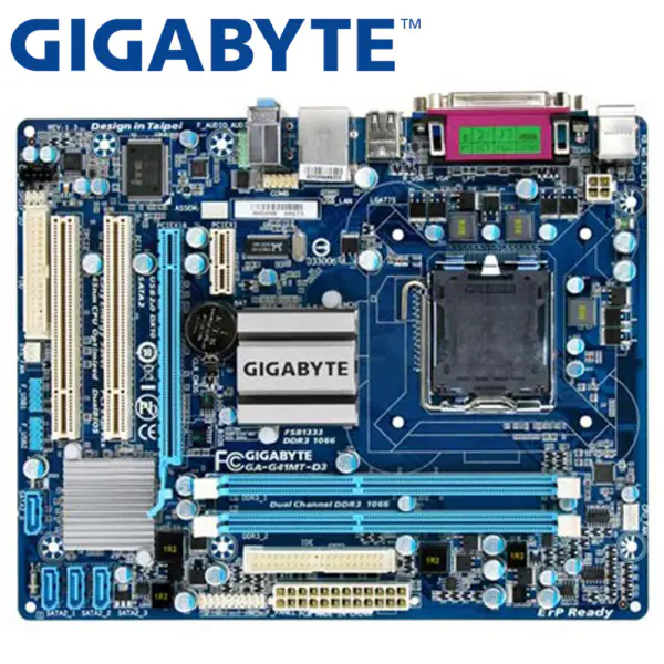 Gigabyte GA-G41MT-D3 Základní deska G41 Socket LGA 775 pro Core 2 Pentium Celeron DDR3 8G
