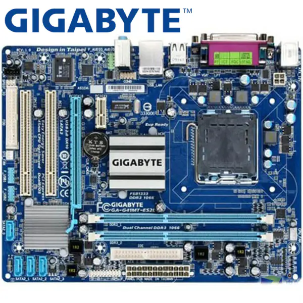 Gigabyte GA-G41MT-ES2L Základní deska pro stolní počítače G41 Socket LGA 775 pro Core 2 DDR3 8G Micro ATX