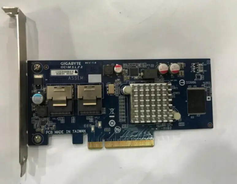 Gigabyte GC-MSLZ2 SAS2008 6GB SAS raid karta RAID 0/1/1E/10 podpora 4T 6T 8T