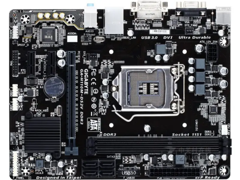 Základní deska Gigabyte H110M-DS2V DDR3 LGA1151/M-ATX