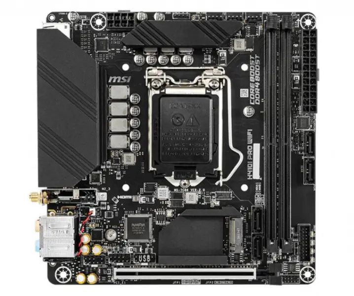 MSI H410I PRO WIFI Základní deska Mini-ITX Intel h410 DDR4 64G Podpora 10 gen LGA 1200 CPU