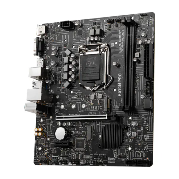 Základní deska MSI H510M PRO PCI-E 4.0 DDR4 64GB SATA III Intel 11. generace Micro ATX USB3.2
