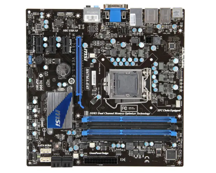 MSI H67MA-E45/ H67MA-E45(B3) Motherboard LGA1155 DDR3 32G M-ATX