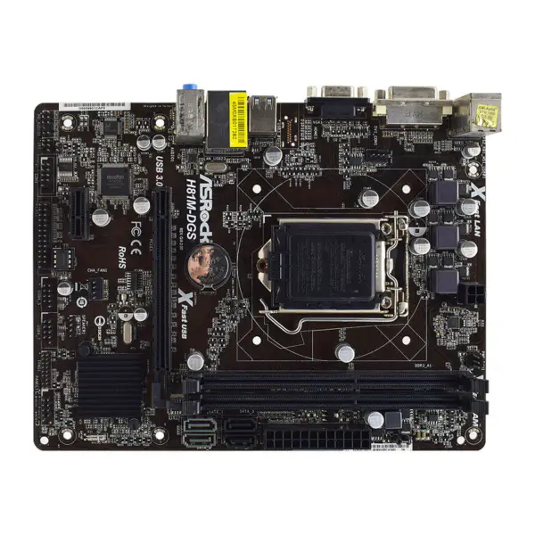 Základní deska ASRock H81M-DGS LGA1150 DDR3 16GB M-ATX