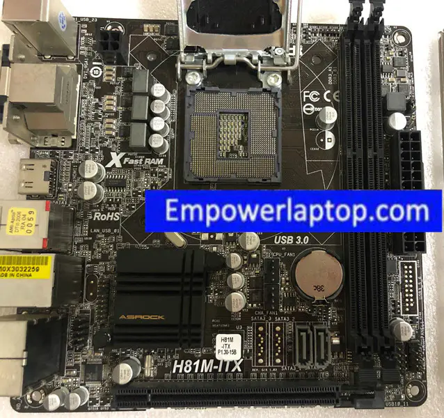 Základní deska Asrock H81M-ITX LGA1150 DDR3 16G Mini-ITX