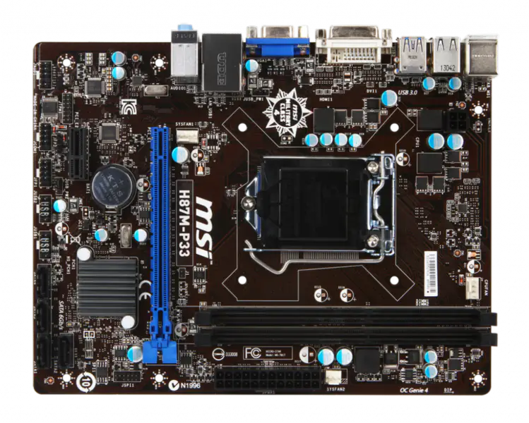 Základní deska MSI H87M-P33 LGA1150 DDR3 8G M-ATX