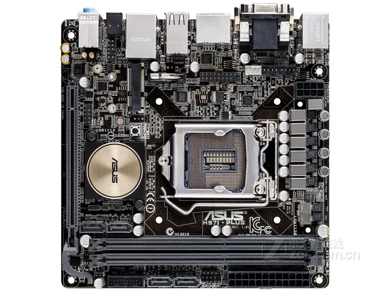 Asus H97I-PLUS Základní deska LGA 1150 DDR3 pro procesory i7 i5 i3 16GB USB2.0 UBS3.0 Mini-ITX