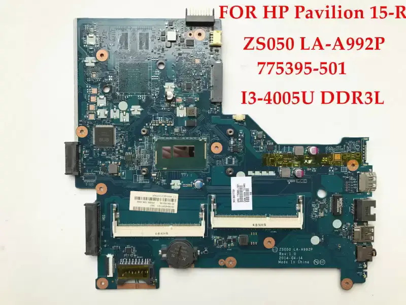 Základní deska HP 775395-501 ZS050 LA-A992P 15-R