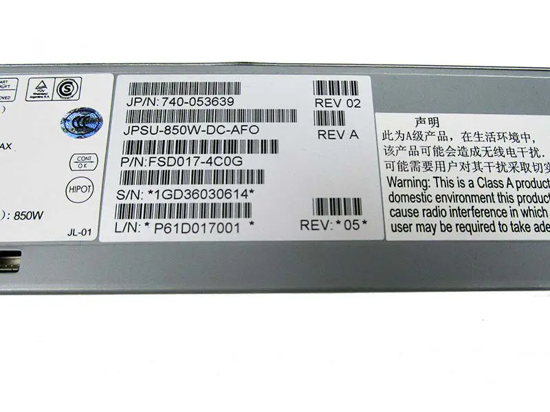 Jpsu-850w-dc-afo 850w-dc-afo 850w stejnosměrný napájecí zdroj