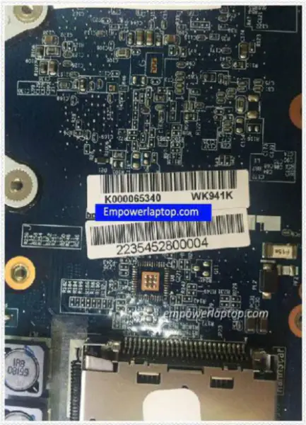 Toshiba K000065430 Qosmio F50 F55 pm45 JSKAA LA-4161P Základní deska