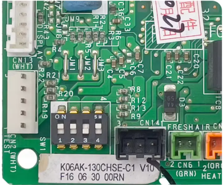 Řídicí deska vnitřní jednotky centrální klimatizace Fujitsu K06AK-130AHSE-C1 PCB K06AK-C-A(03)