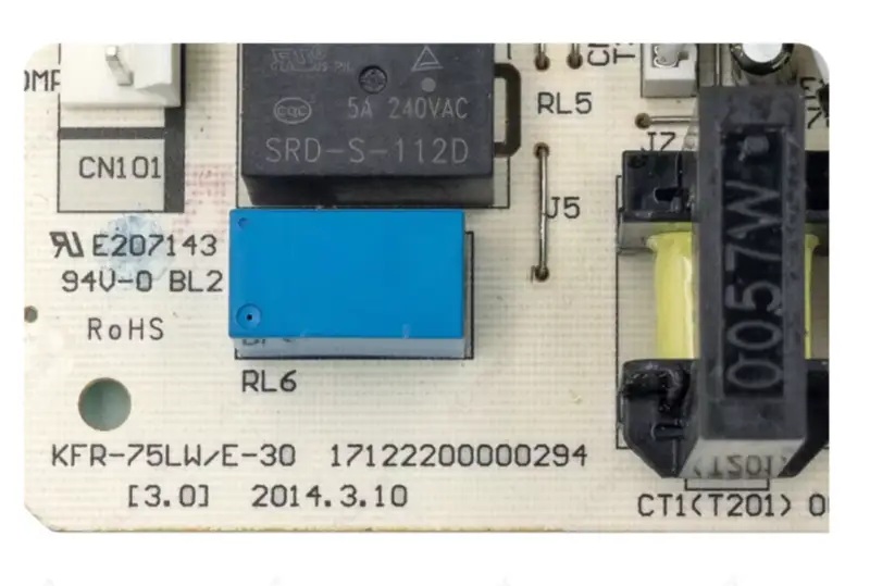 Řídicí deska venkovní jednotky klimatizace Midea KFR-75LW/E-30 DPS obvodů KFR-120W/S-511Q 17122200000294