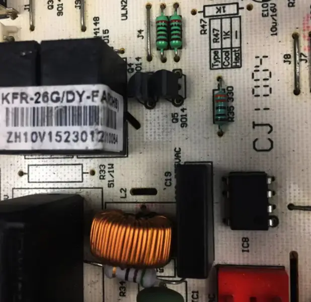 Řídicí deska vnitřní jednotky klimatizace Midea KFR-26G/DY-FA(R2)