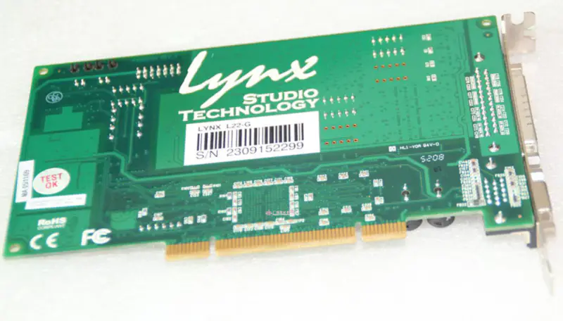 Zvuková karta Lynx L22-G PCI - analogové/digitální rozhraní