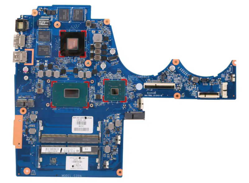 HP 15-AX TPN-Q173 L30703-001 DAG35NMB8C0 Základní deska s I7-8750H DDR4 GTX1050TI 4GB