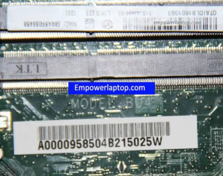 Toshiba L730 A000095850 DA0BU4MB8E0 Základní deska