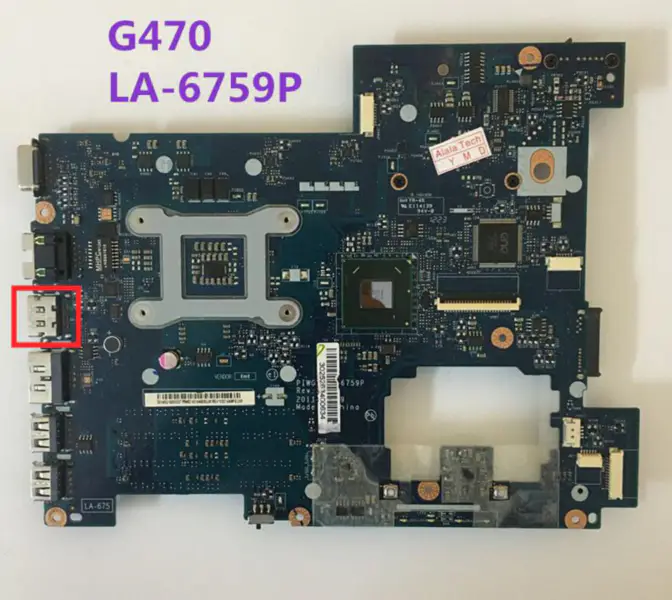 Základní deska notebooku Lenovo G470 PIWG1 LA-6759P