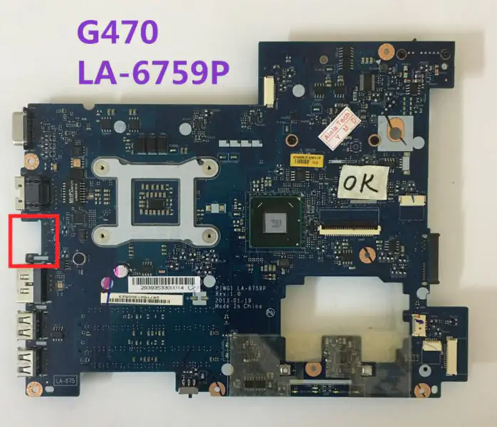 Základní deska notebooku Lenovo G470 PIWG1 LA-6759P