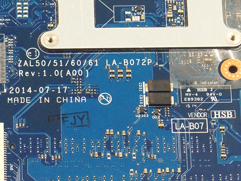Dell Latitude 3450 3550 LA-B072P ZAL50/51/60/61 ObrázkyREV:1.0 Základní deska pro notebooky I7-5500U