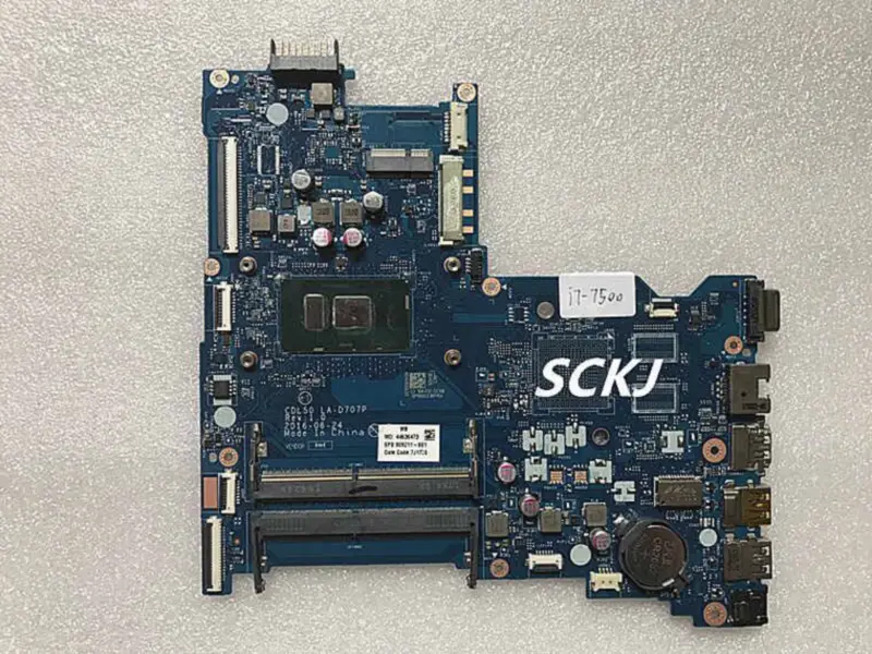 Základní deska HP 15-AC 15-AY LA-D707P 909211-601 909211-001 i7-7500U