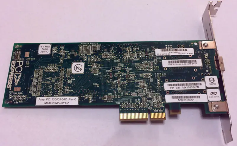 Emulex LPE1150-E 4Gbit PCIe x4 Single Port FC Adapter HBA Card FC1120005-04C