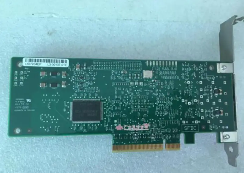 Dvouportová 4Gb Fibre Channel PCI-e x8 HBA karta LSI Logic LSI7204EP