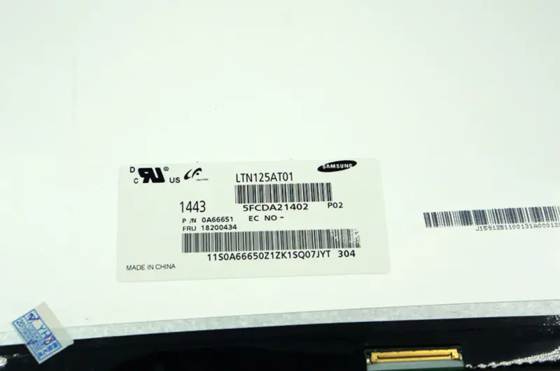 12,5" LTN125AT01 B125XW01 B125XW01 V.0 LP125WH2 TLB1 pro lenovo U260 U201 X220 X220I LCD displej LCD