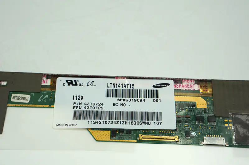 14,1" LCD LED obrazovka LTN141AT15 LP141WX5-TLP3 N141I6-L03 B141EW05 V.4 pro lenovo thinkpad E46L E46A T410 displej 1280*800