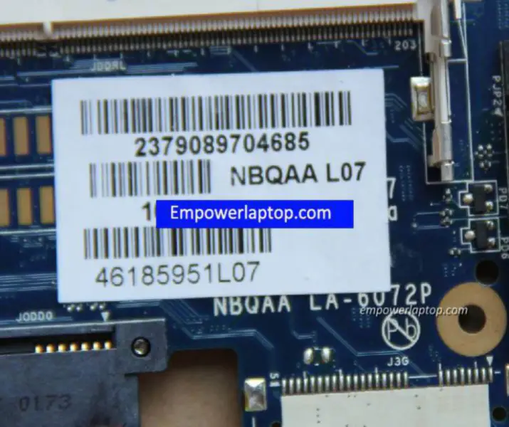 Toshiba M640 M645 K000104120 LA-6072P Základní deska