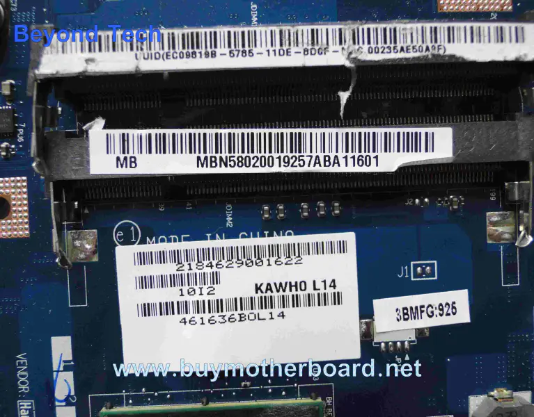 Základní deska Acer MBN5802001 pro E525 725