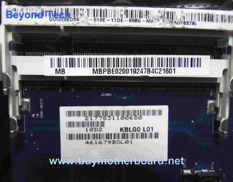 Základní deska Acer MBPBE02001 pro AS4535